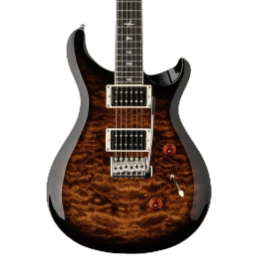 prs electric guitars prs se custom 24 quilt 6 string electric guitar