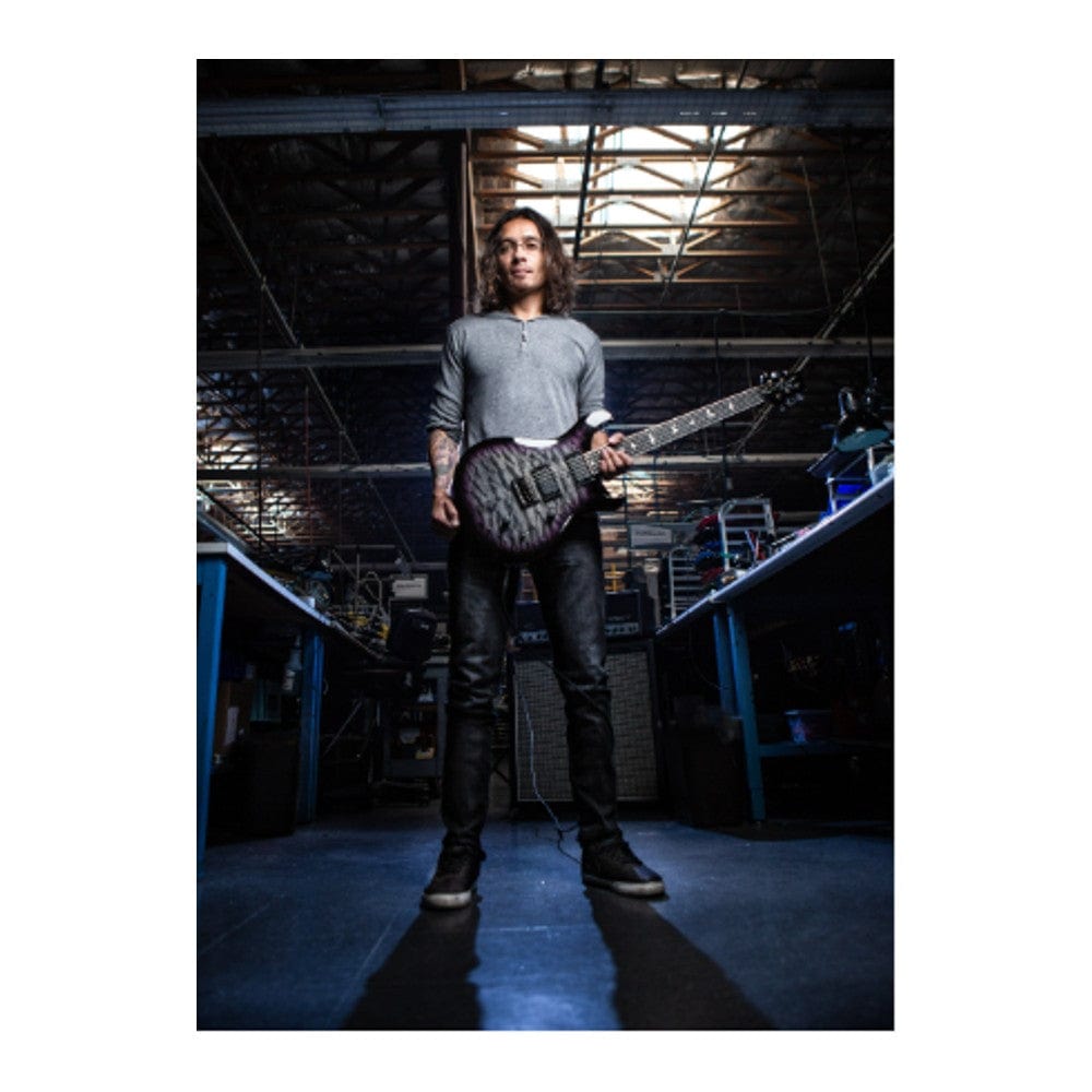 prs electric guitars prs se mark holcomb svn signature 7-string electric guitar with gigbag #color_holcomb-burst