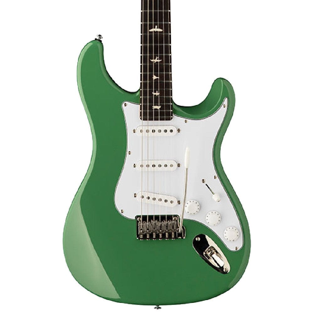 prs electric guitars prs se silver sky 6 string electric guitar with gigbag #color_ever-green,fingerboard_rosewood