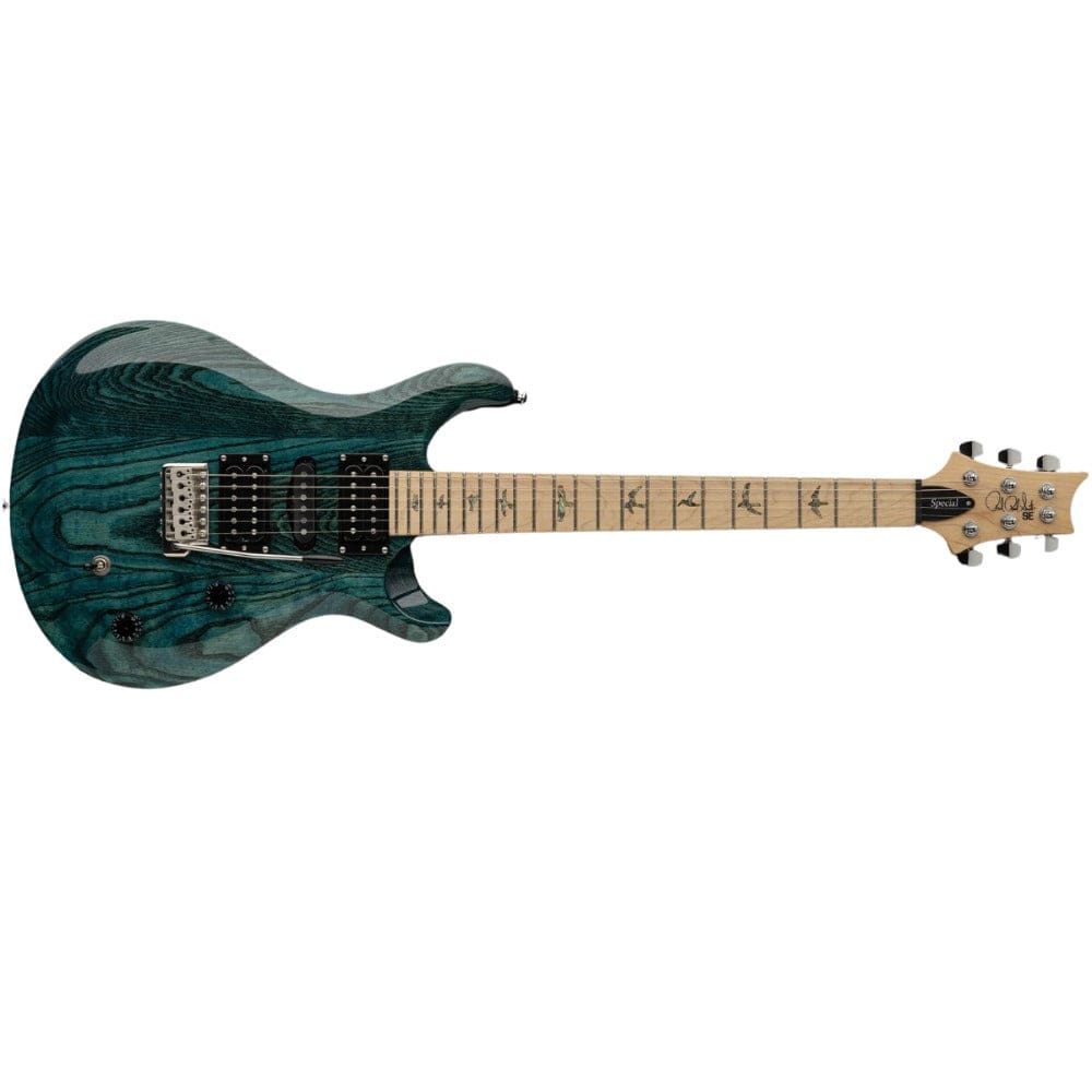 prs electric guitars prs se swamp ash special 6 string electric guitar #color_iri-blue