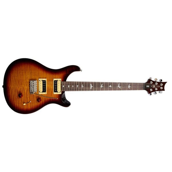prs electric guitars tobacco sunburst prs se custom 24 electric guitar with coil tap
