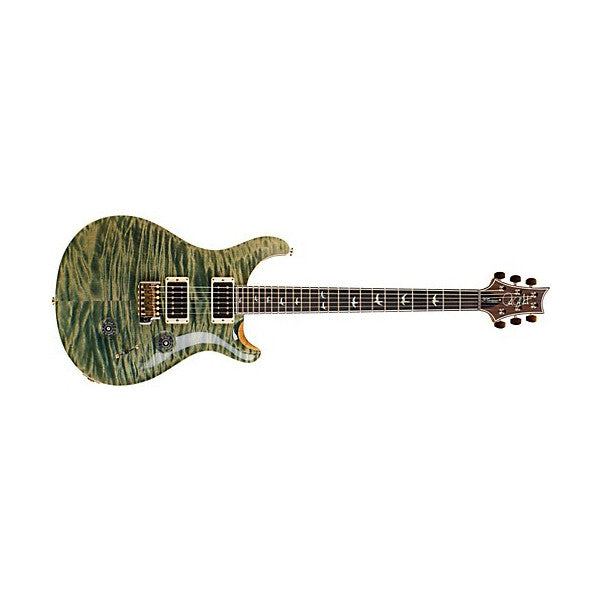 prs electric guitars trampas green prs se custom 24 electric guitar with coil tap #color_trampas-green