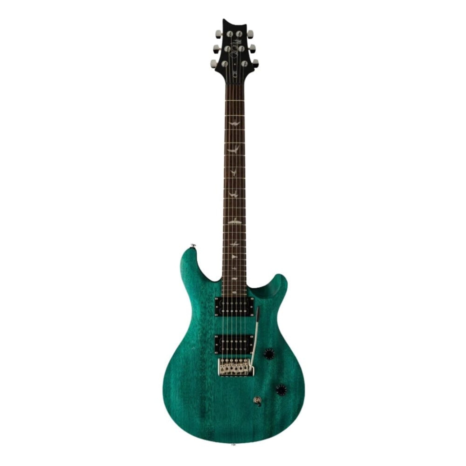prs electric guitars turquoise prs se ce 24 standard satin 6 string electric guitar with gigbag#color_turquoise
