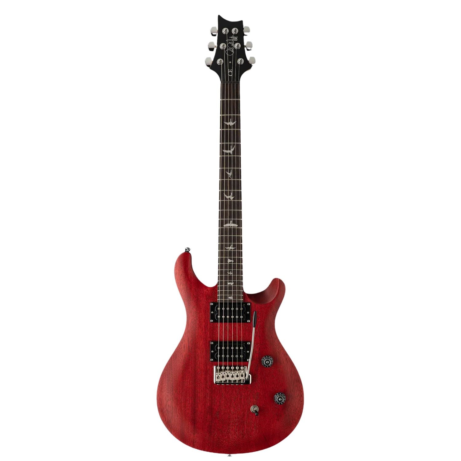 PRS Electric Guitars Vintage Cherry PRS SE CH 44 6 String Electric Guitar with Gigbag #color_vintage-cherry