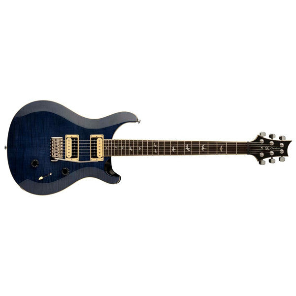 prs electric guitars whale blue prs se custom 24 electric guitar with coil tap #color_whale-blue