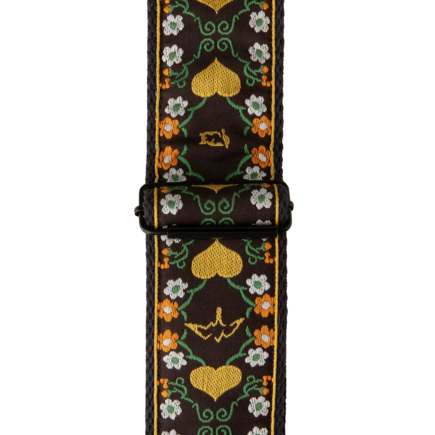 PRS Guitar Straps Yellow PRS Retro 2.5" Fleur Guitar Strap - Floral Yellow
