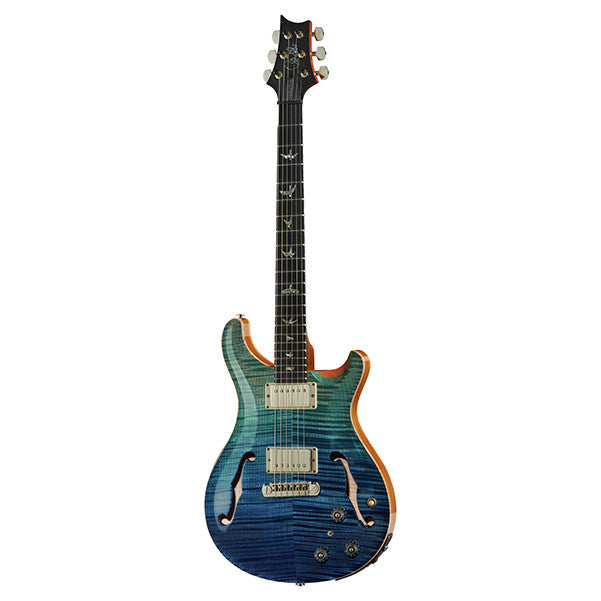 prs hollow & semi-hollow electric guitars prs hollow body ii artist electric guitar - blue fade