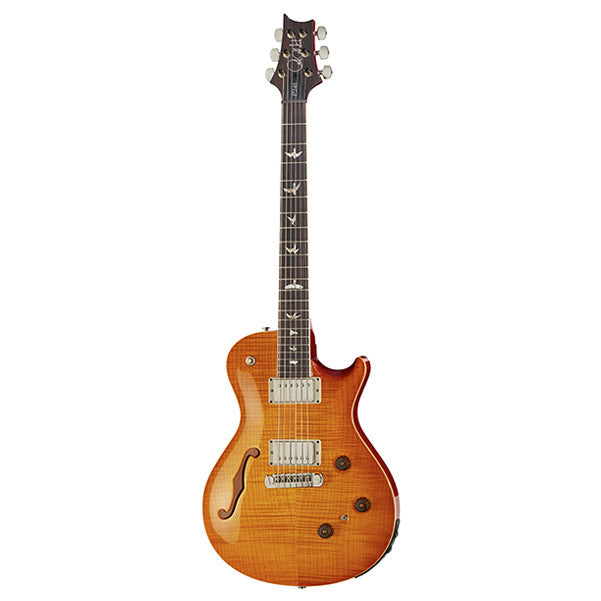prs hollow & semi-hollow electric guitars vintage sunburst prs p245 semi hollow electric guitar #color_vintage-sunburst