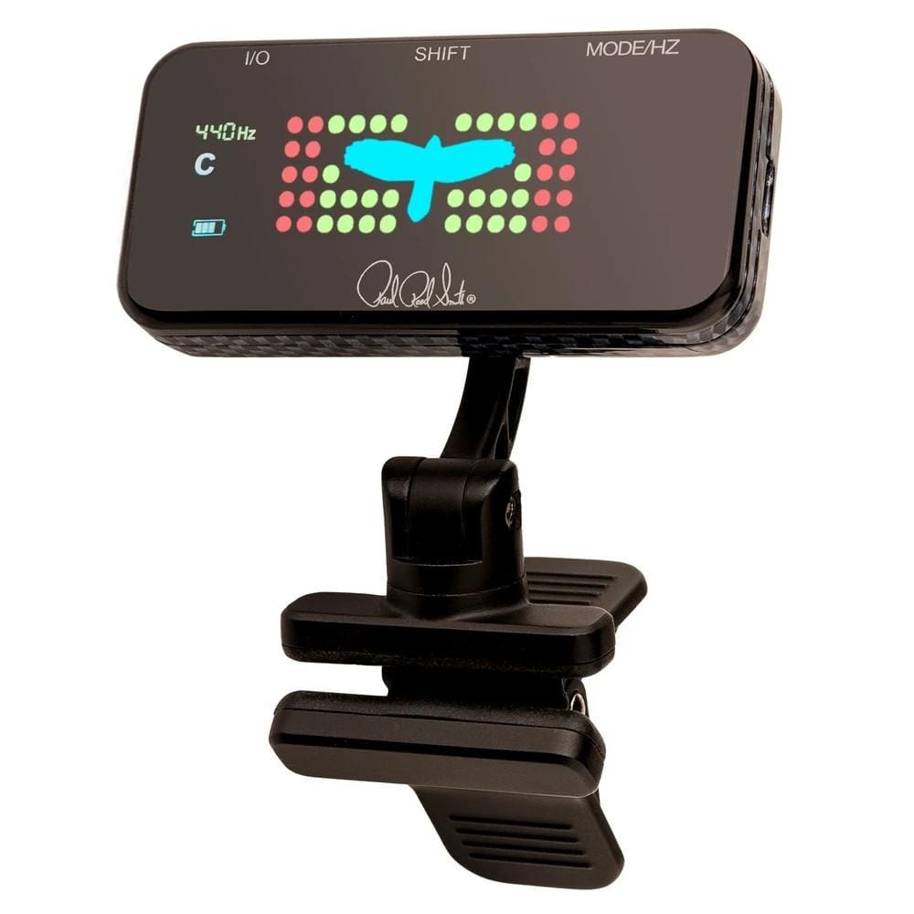 prs tuners prs clip on headstock guitar tuner