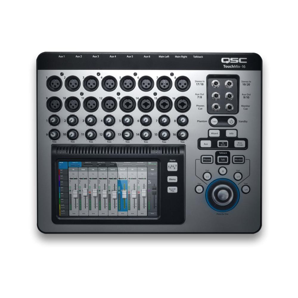 qsc digital mixers qsc touchmix 30 pro 32 channel professional digital mixer