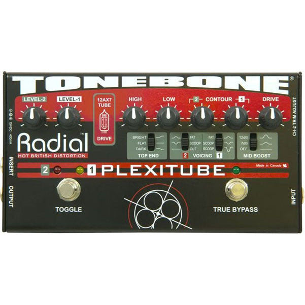 radial engineering effect pedals radial engineering tonebone plexitube distortion pedal