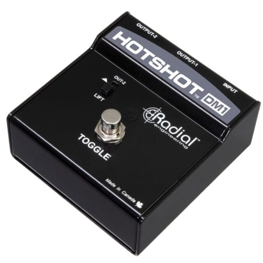 radial engineering microphone accessories radial hotshot dm-1 microphone switcher