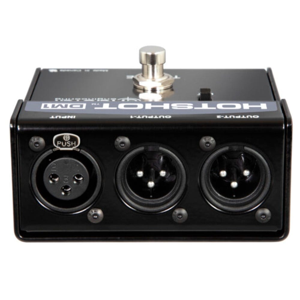 radial engineering microphone accessories radial hotshot dm-1 microphone switcher