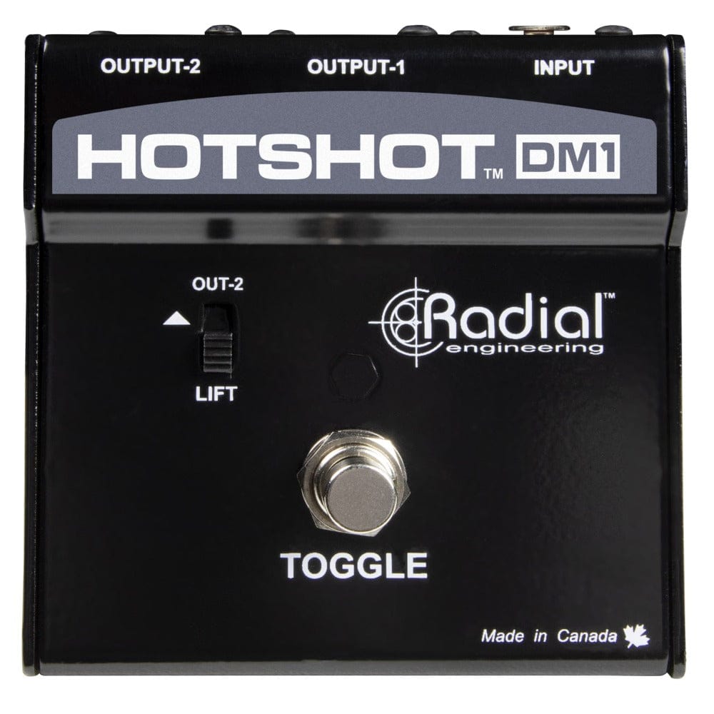radial engineering microphone accessories radial hotshot dm-1 microphone switcher