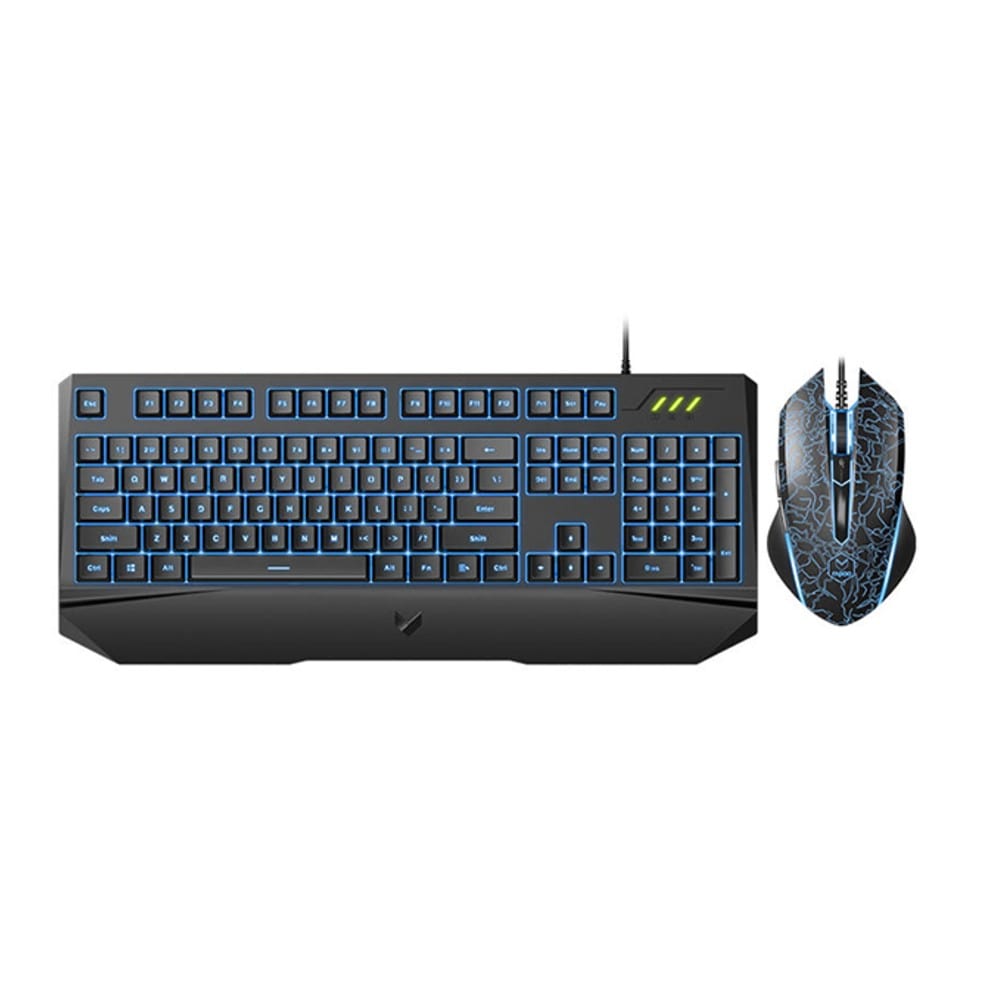 rapoo keyboard and mouse combo rapo v120s backlit optical gaming keyboard & mouse combo