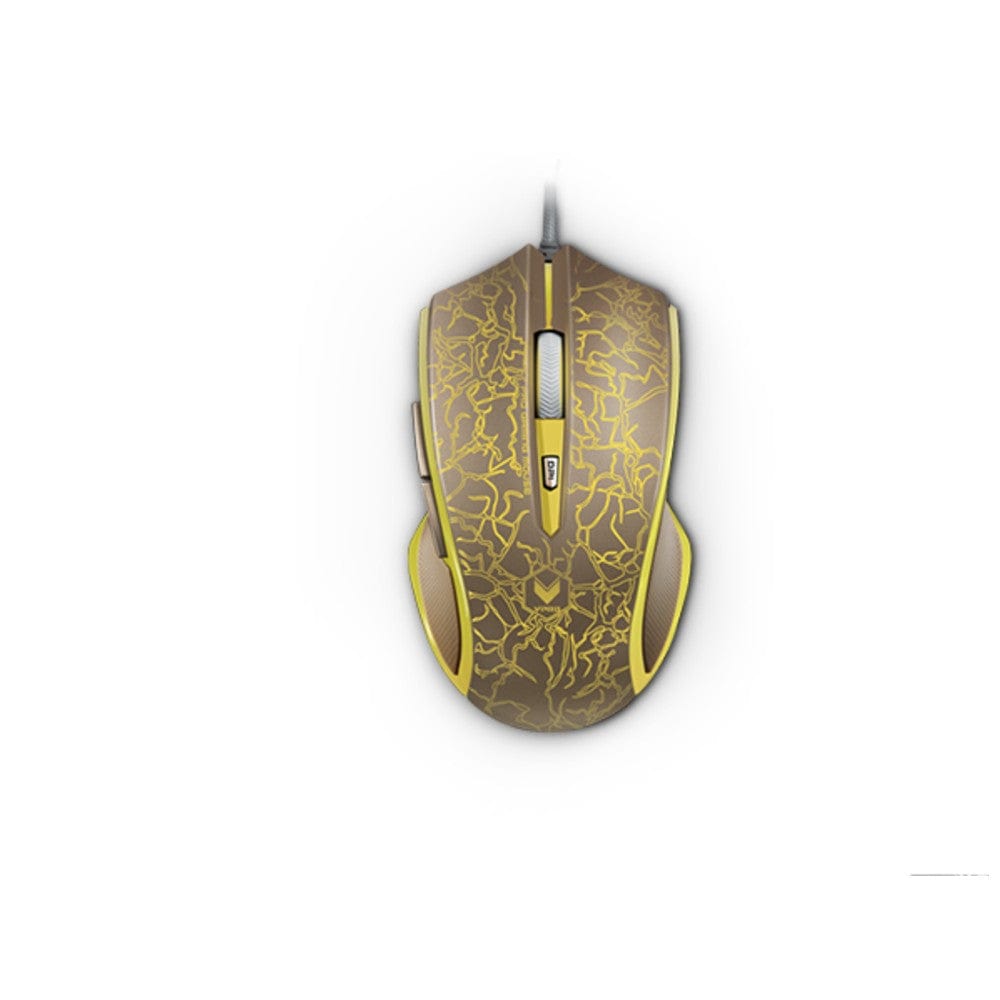 rapoo mouse gold sparkle rapo v20s optical gaming mouse