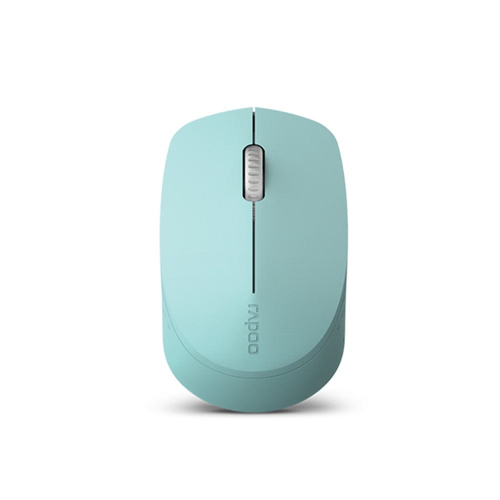 rapoo mouse teal blue rapoo m100 silent wireless mouse #color_teal-blue