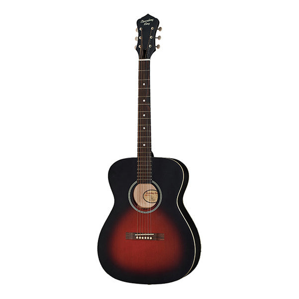 recording king acoustic guitars recording king roh-05 dreadnought acoustic guitar - satin sunburst