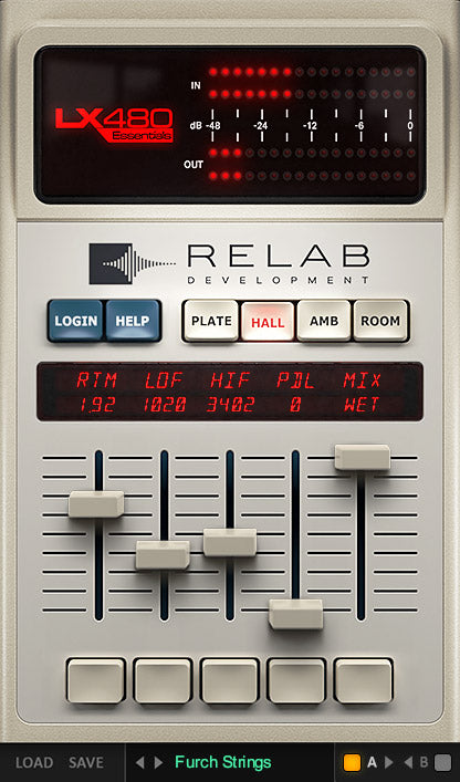 RELAB Virtual Processors Relab LX480 Essentials: EQ Plugin