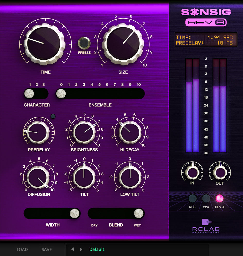 RELAB Virtual Processors Relab Sonsig Rev-A Reverb Plugin