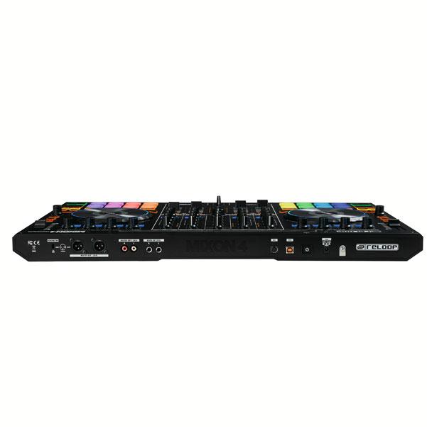 reloop dj controller interfaces reloop mixon 4 hybrid dj controller