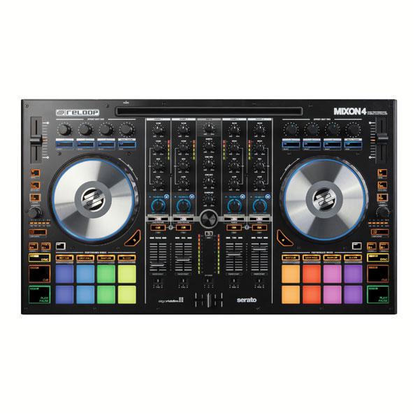 reloop dj controller interfaces reloop mixon 4 hybrid dj controller