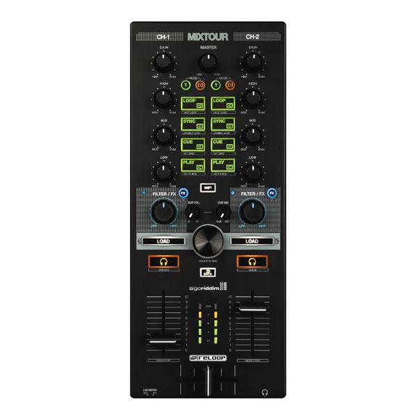 reloop dj controller interfaces reloop mixtour portable dj controller