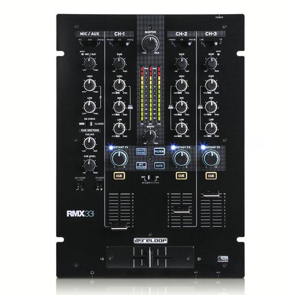 reloop dj mixers reloop rmx-33i digital dj mixer