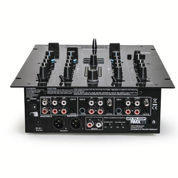 reloop dj mixers reloop rmx-33i digital dj mixer