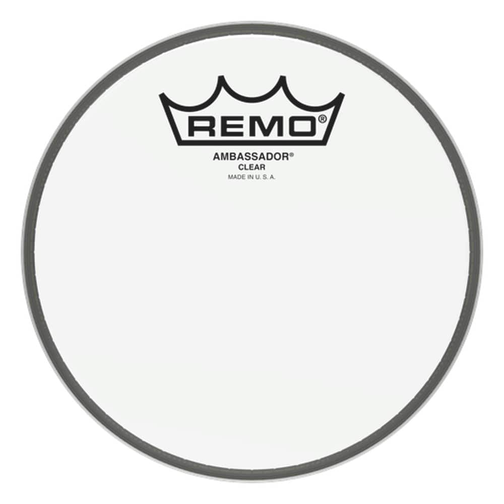 remo drum heads remo ba 0306 00 6" u.s.a ambaassador clear drumhead