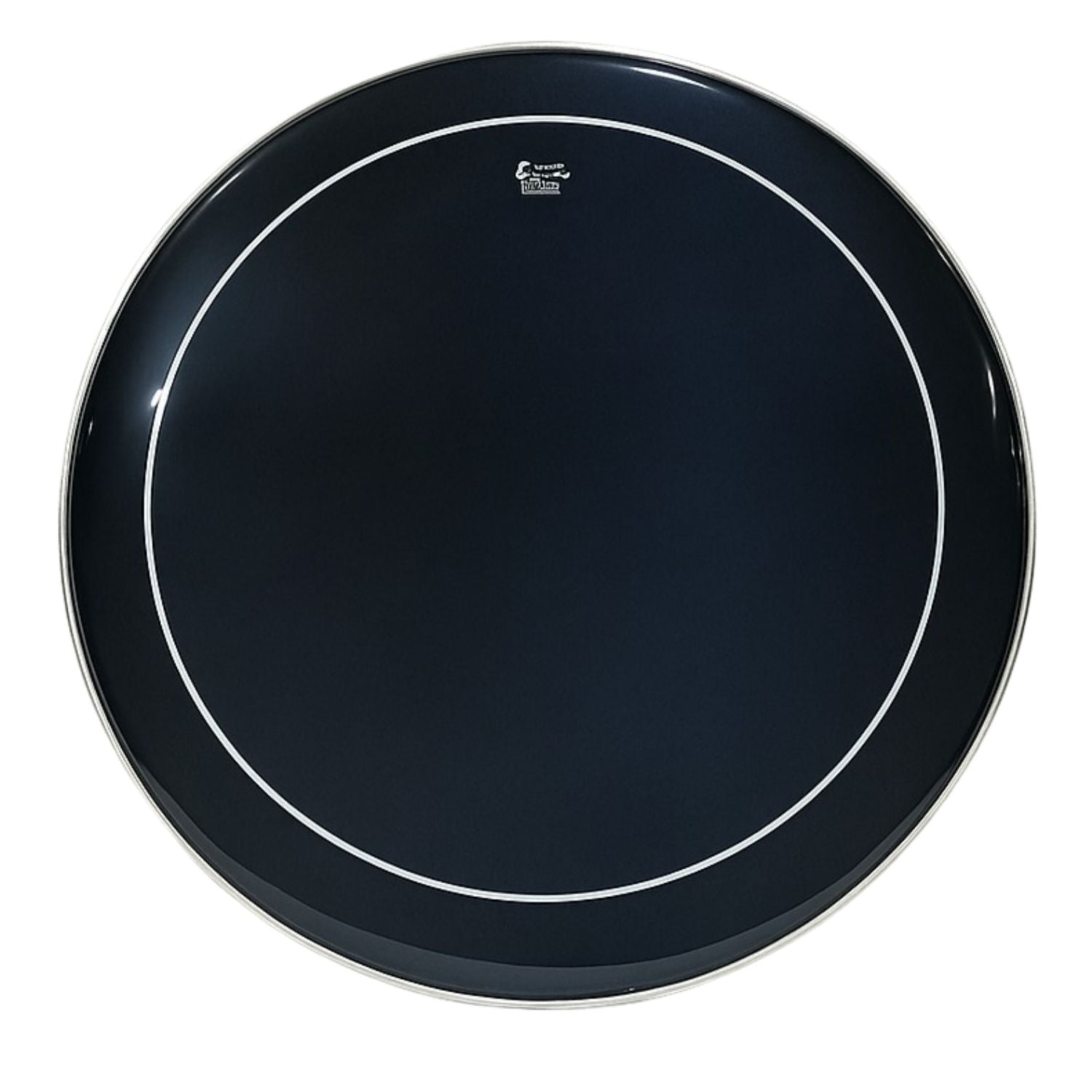 Remo Drum Heads Remo EN-0018-PS 18" Batter Ebony Pinstripr Drumhead