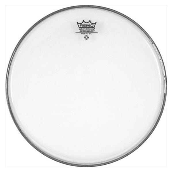 remo drum heads remo en-1320-ba 20" ambassador bass drum head clear