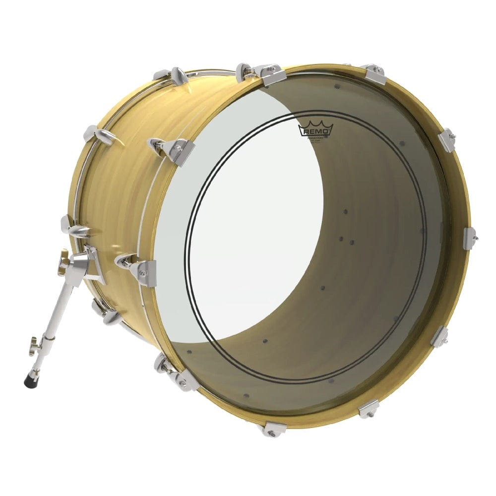 remo drum heads remo p3-1320-c2 20" bass powerstroke clear drum head