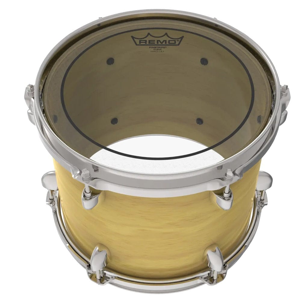 remo drum heads remo pinstripe clear tom batter drum head
