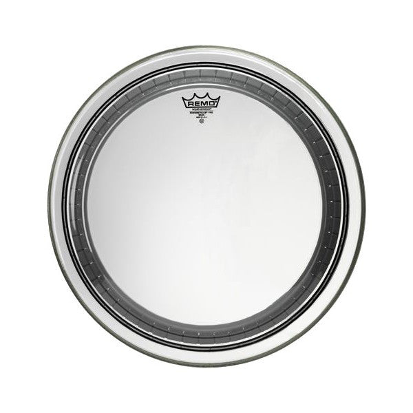 remo drum heads remo pr-1322-00 22" bass drum head powerstroke pro clear