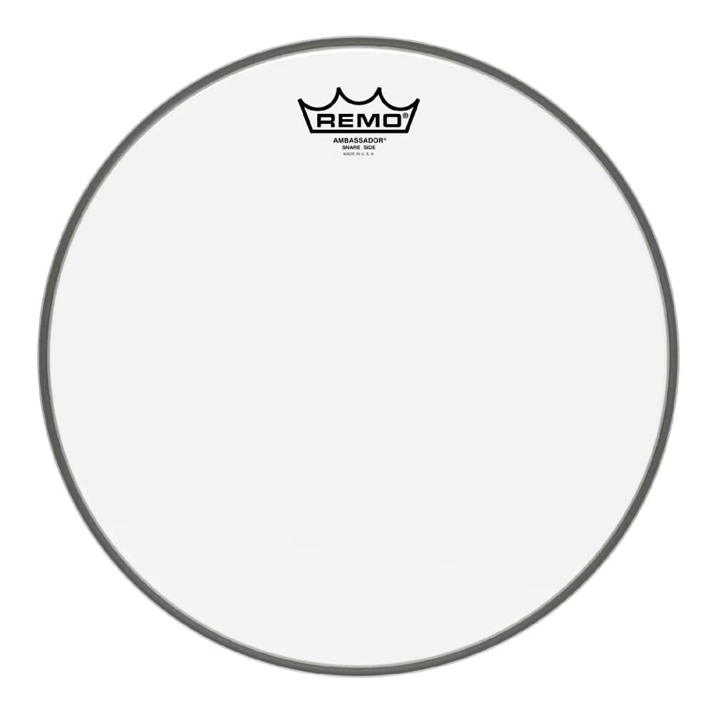 remo drum heads remo sa-0113-00 13" ambassador hazy bottam snare drum head