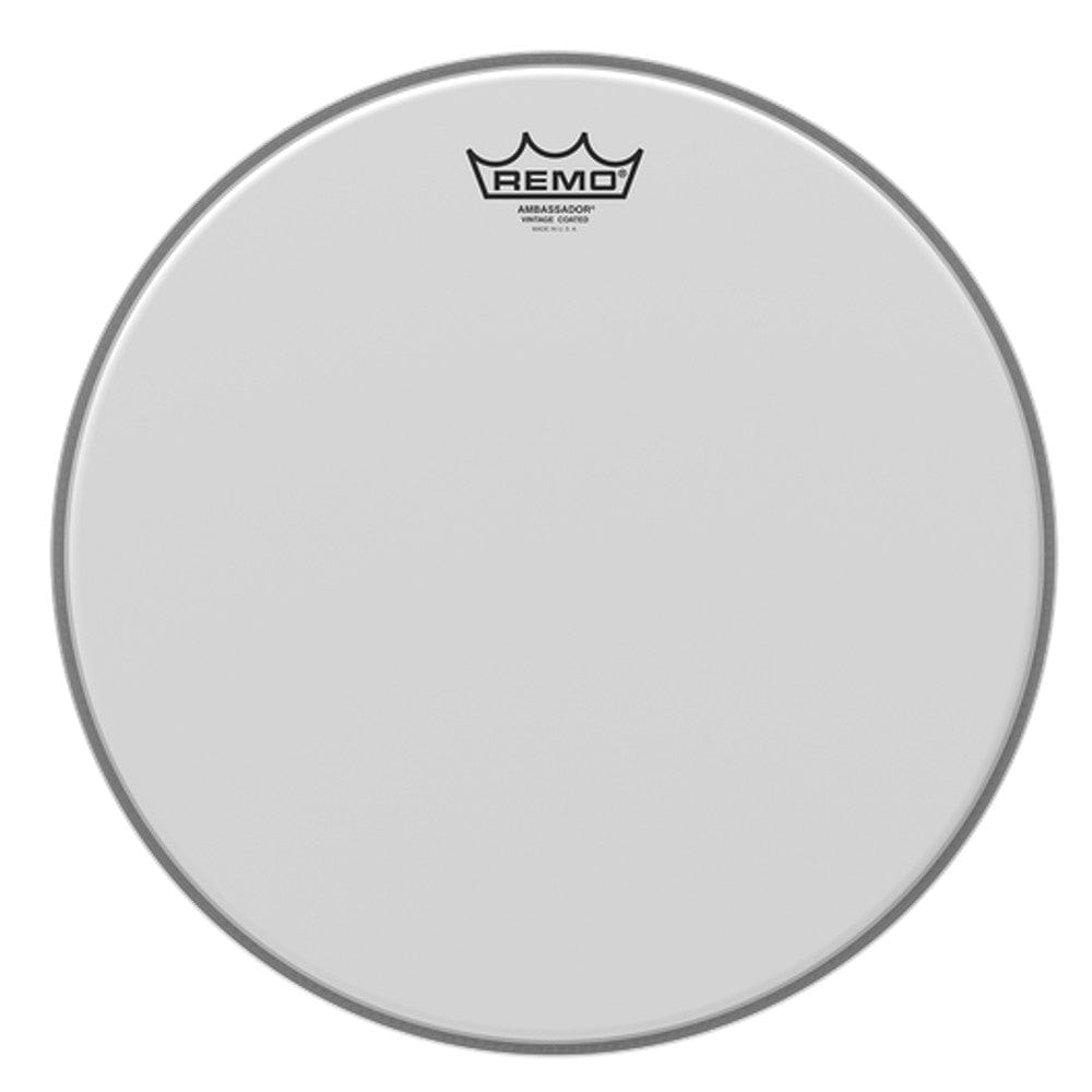 remo drum heads remo va011400 14" vintage coated ambassador drum head