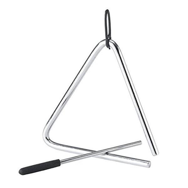 remo hand percussions remo cr-p006-00 6-inch crown percussion triangle