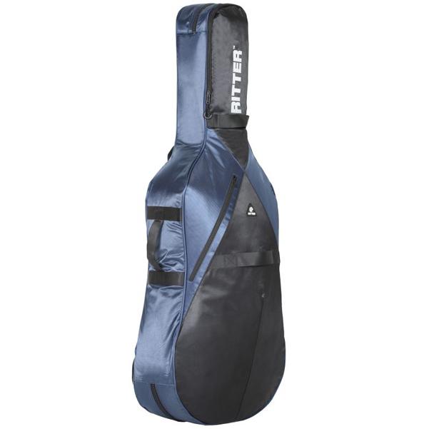 ritter cello cases ritter rsp5-ct 3/4 size cello bag #color_navy-black