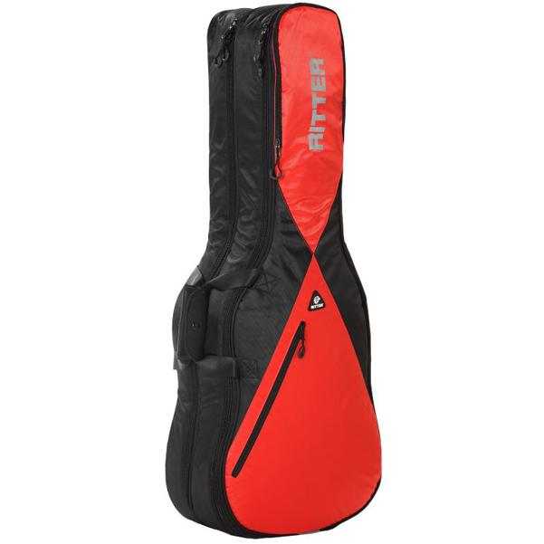 ritter electric guitar gigbags black/racing red ritter rgp5-de double electric guitar gigbag