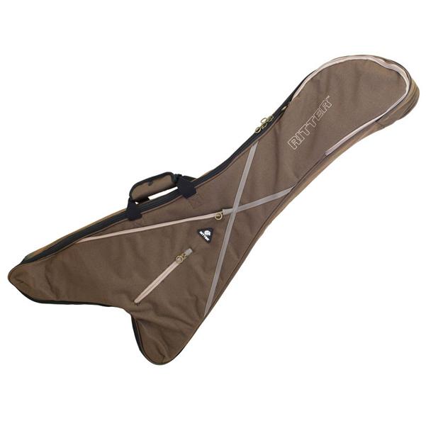 ritter electric guitar gigbags ritter rgs7-jr rrhoads electric guitar bag - bison/desert