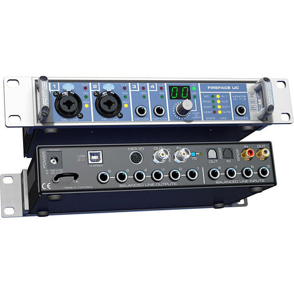 rme audio interfaces rme fireface uc audio interface