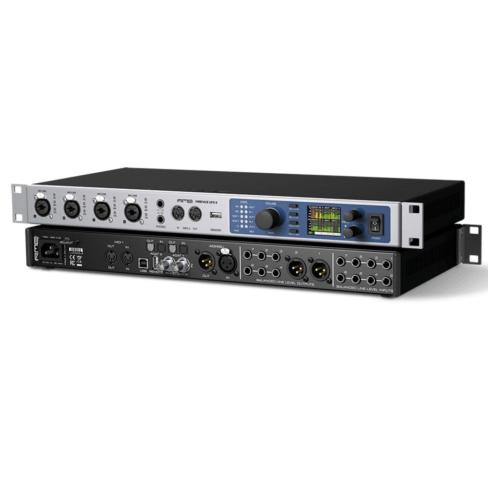 rme audio interfaces rme fireface ufx ii usb audio interface