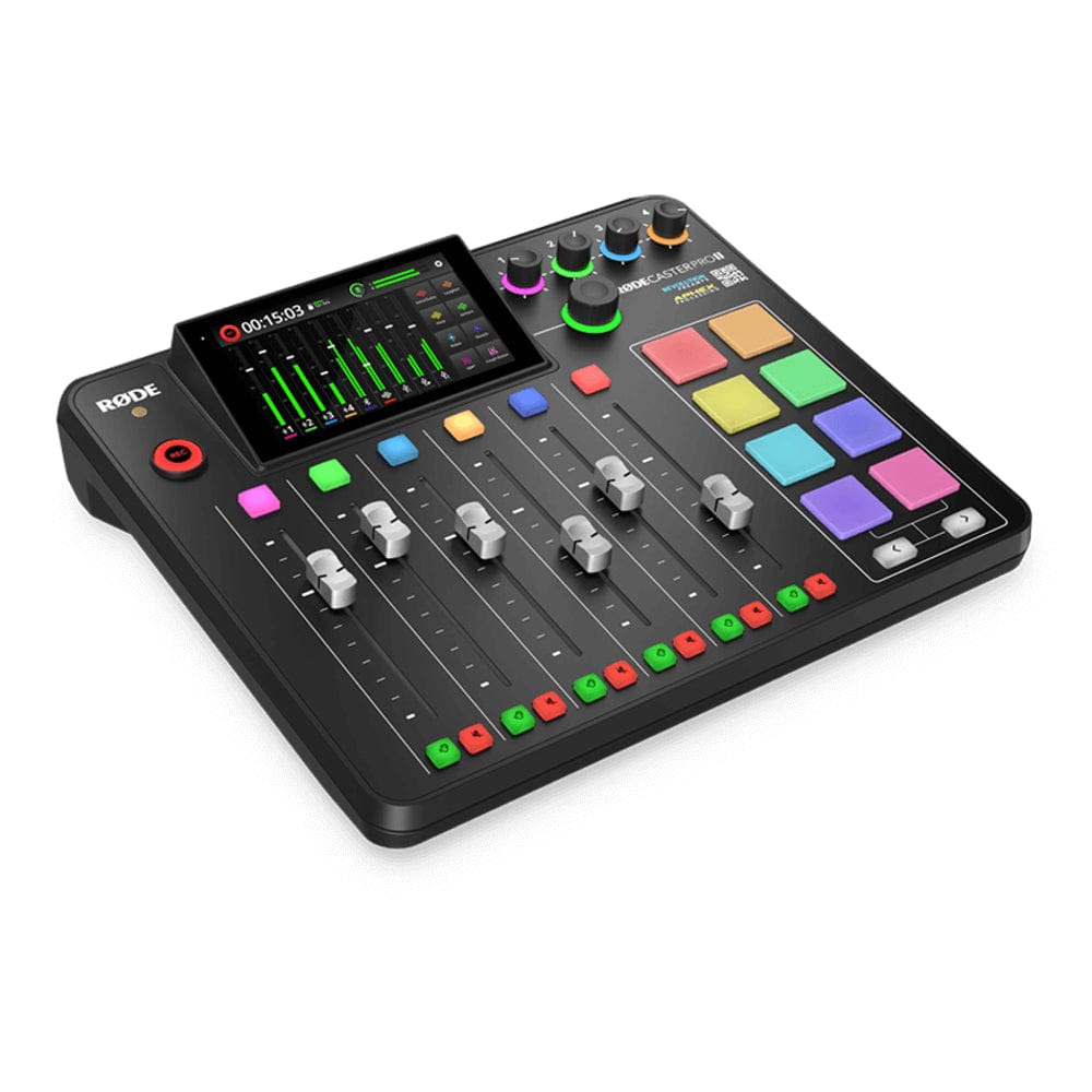 rode audio interfaces rode rodecaster pro ii integrated audio production studio audio interface