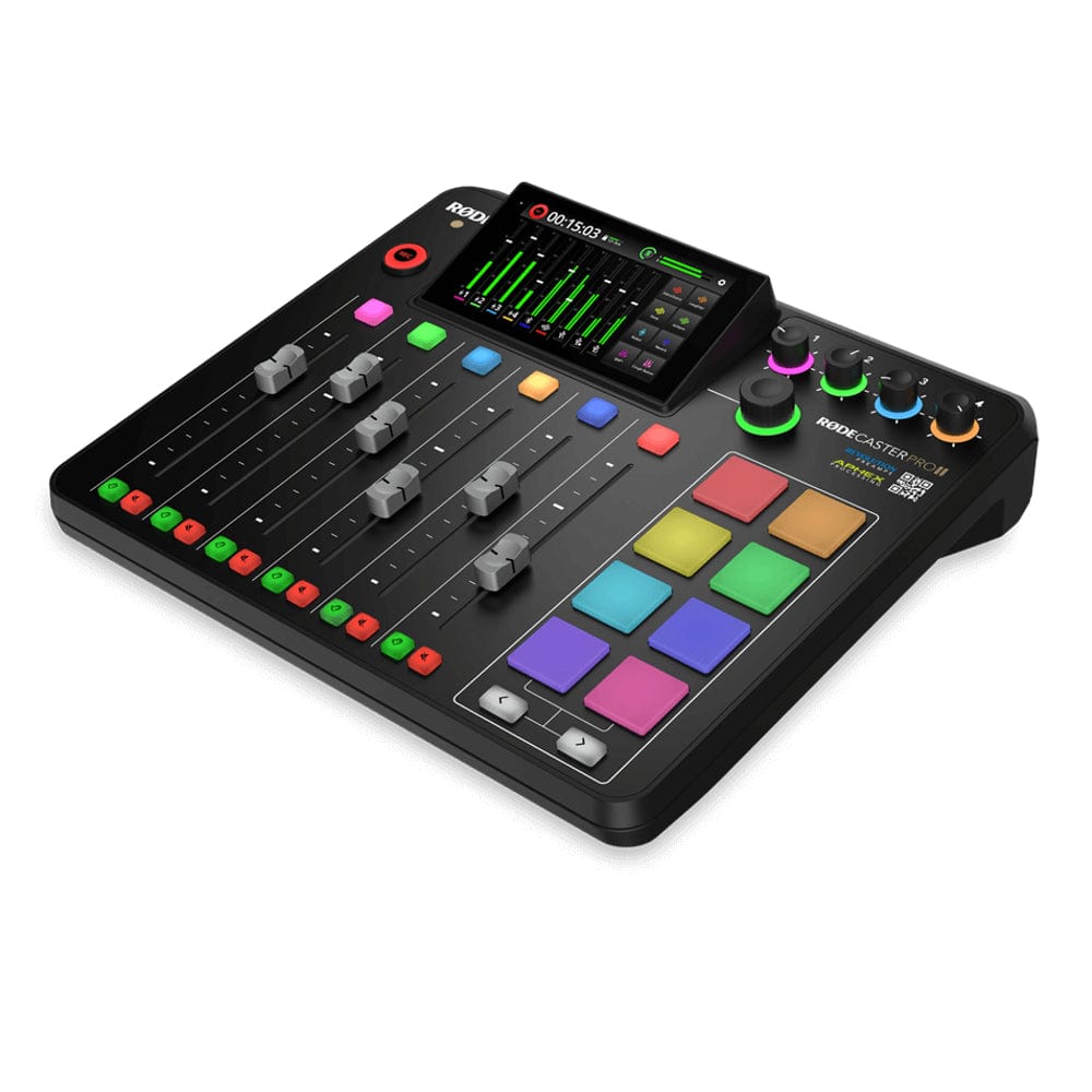 rode audio interfaces rode rodecaster pro ii integrated audio production studio audio interface