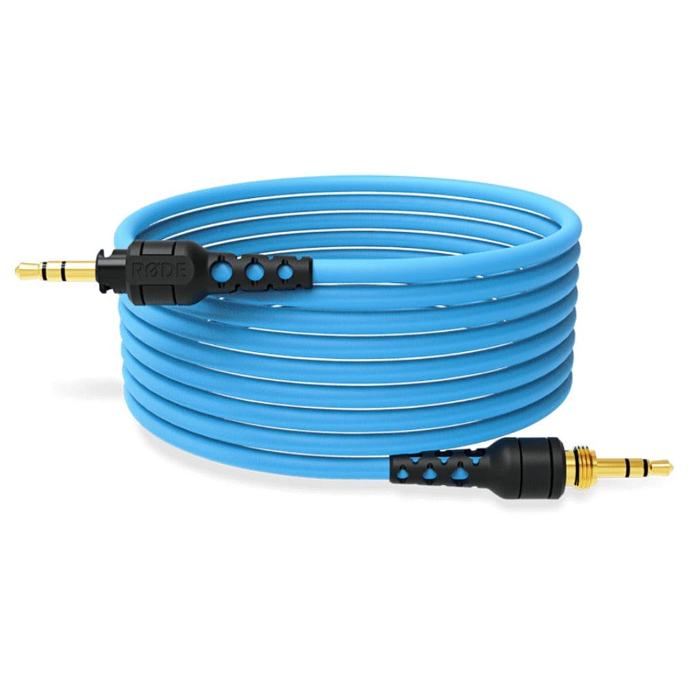 rode cables and connectors 2.4m / blue rode nth coloured cables for nth-100 #size_2.4m,color_blue