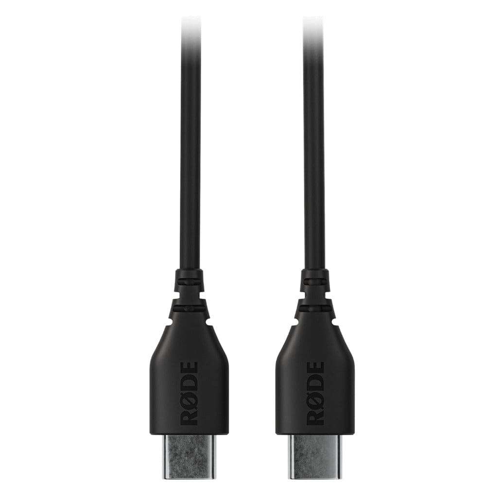 rode cables and connectors black rode sc 22 30cm usb c to usb c cable #color_black
