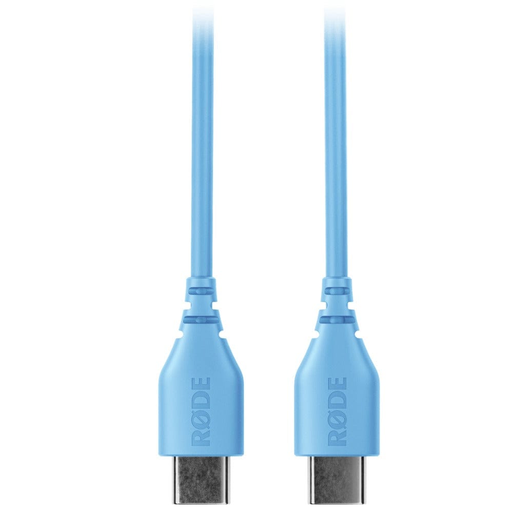 rode cables and connectors blue rode sc 22 30cm usb c to usb c cable #color_blue