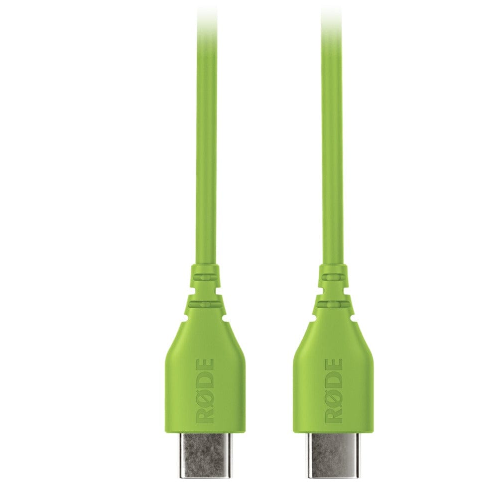 rode cables and connectors green rode sc 22 30cm usb c to usb c cable