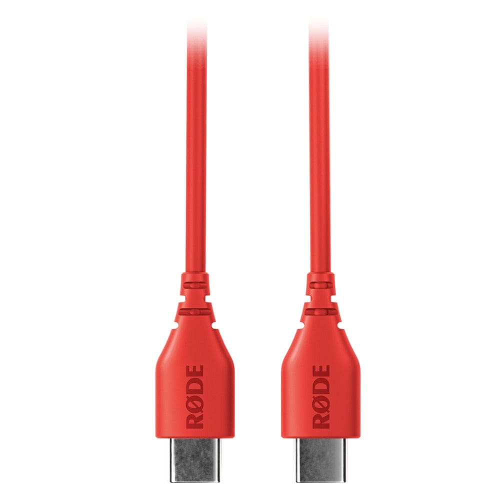 rode cables and connectors red rode sc 22 30cm usb c to usb c cable #color_red